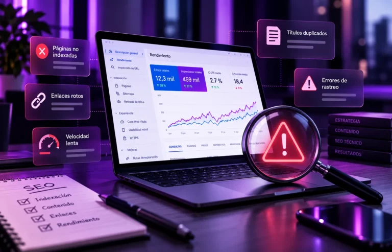 Errores SEO más comunes que pueden afectar tu web